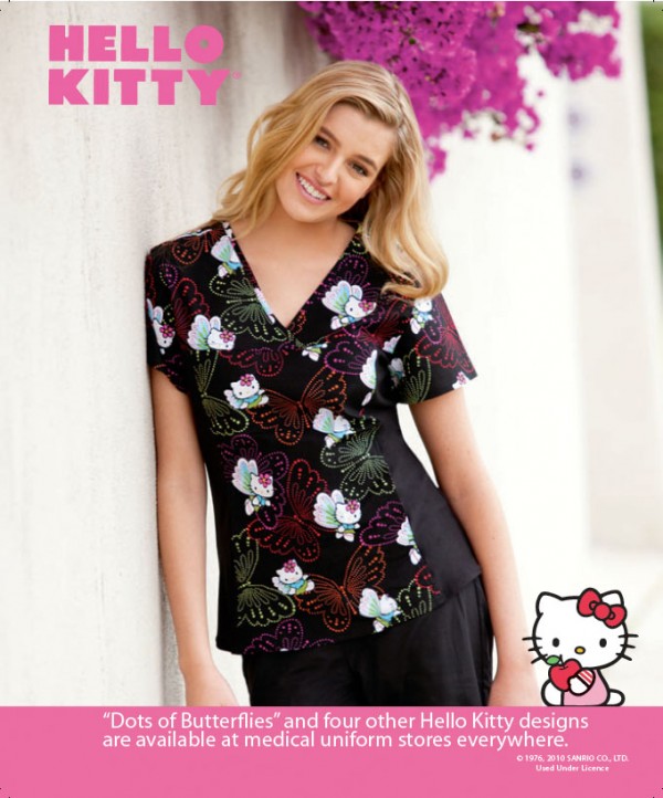 hello kitty nurse shirt