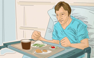 Candid reviews of hospital food