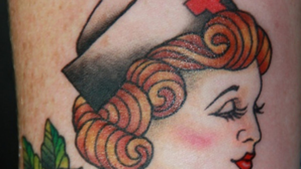 A Sleeve for a Nurse Tattoo by Adam Sky Rose Golds Tattoo San  Francisco California  rtattoos