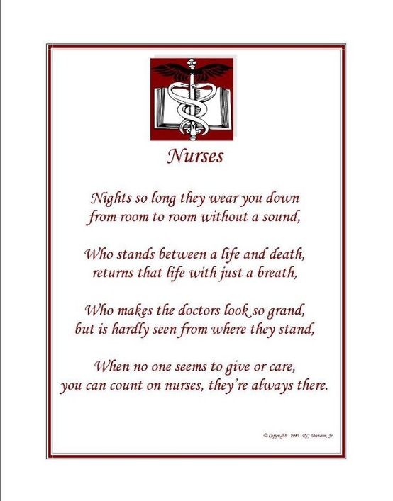 Inspiration: Poem for nurses | Scrubs - The Leading Lifestyle Nursing ...