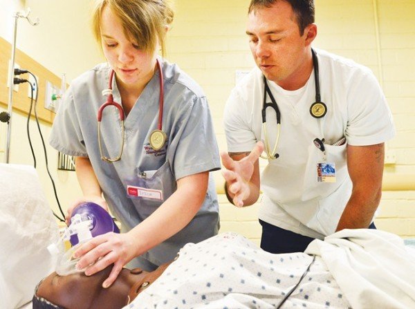 High School Students Get First-Hand Nursing Experience At Camp