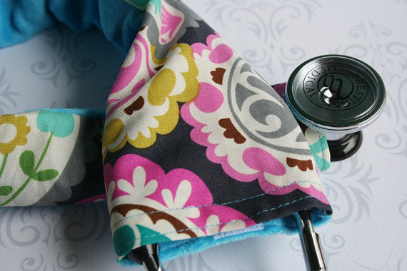 Padded stethoscope cover
