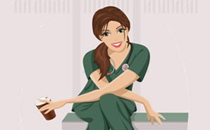 illustrated-nurse-with-coffee