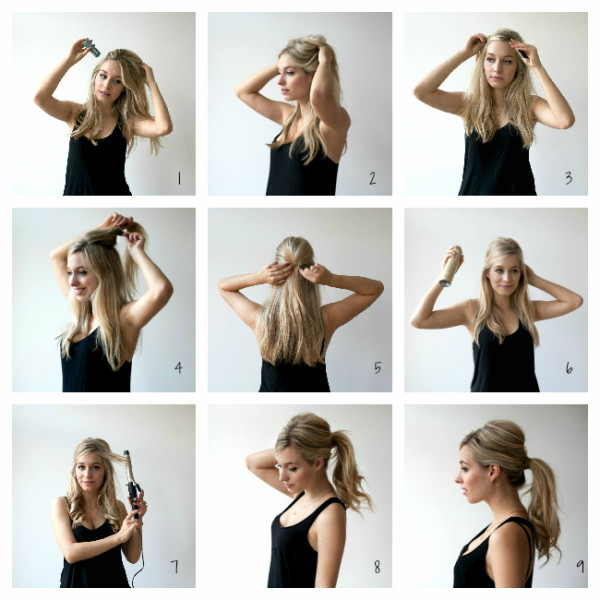 sixties ponytail tutorial